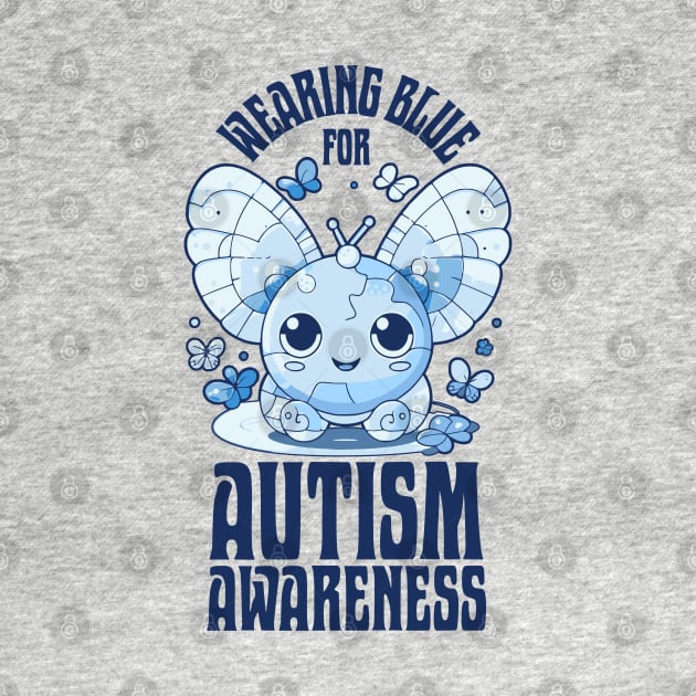 Wearing Blue for Autism Awareness by Contentarama